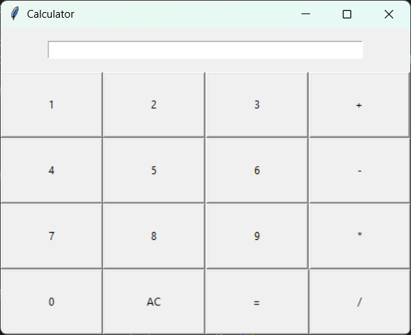 Python GUI Calculator using Tkinter – Lokesh Project - portfolio